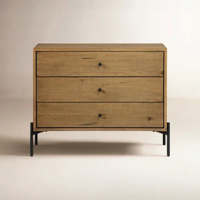 Aceton 3 - Drawer Nightstand | Wayfair North America