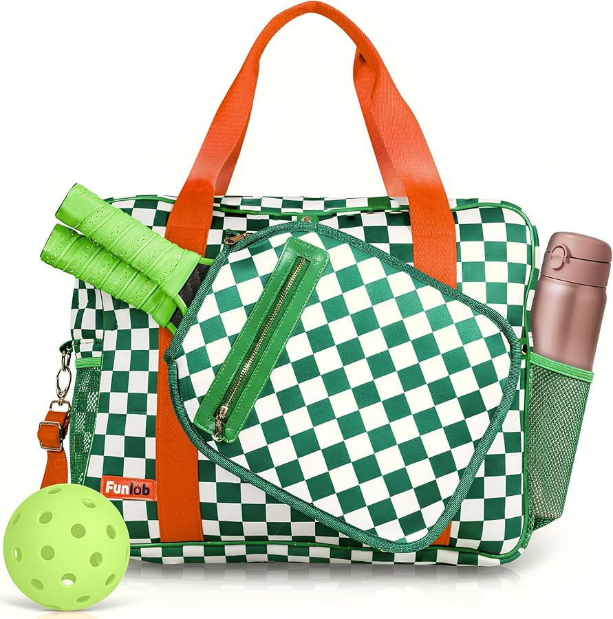 Pickleball Tote Bag for Women Men– 3-in-1 Neoprene Paddle Backpack with Fence Hooks & Multiple ... | Amazon (US)