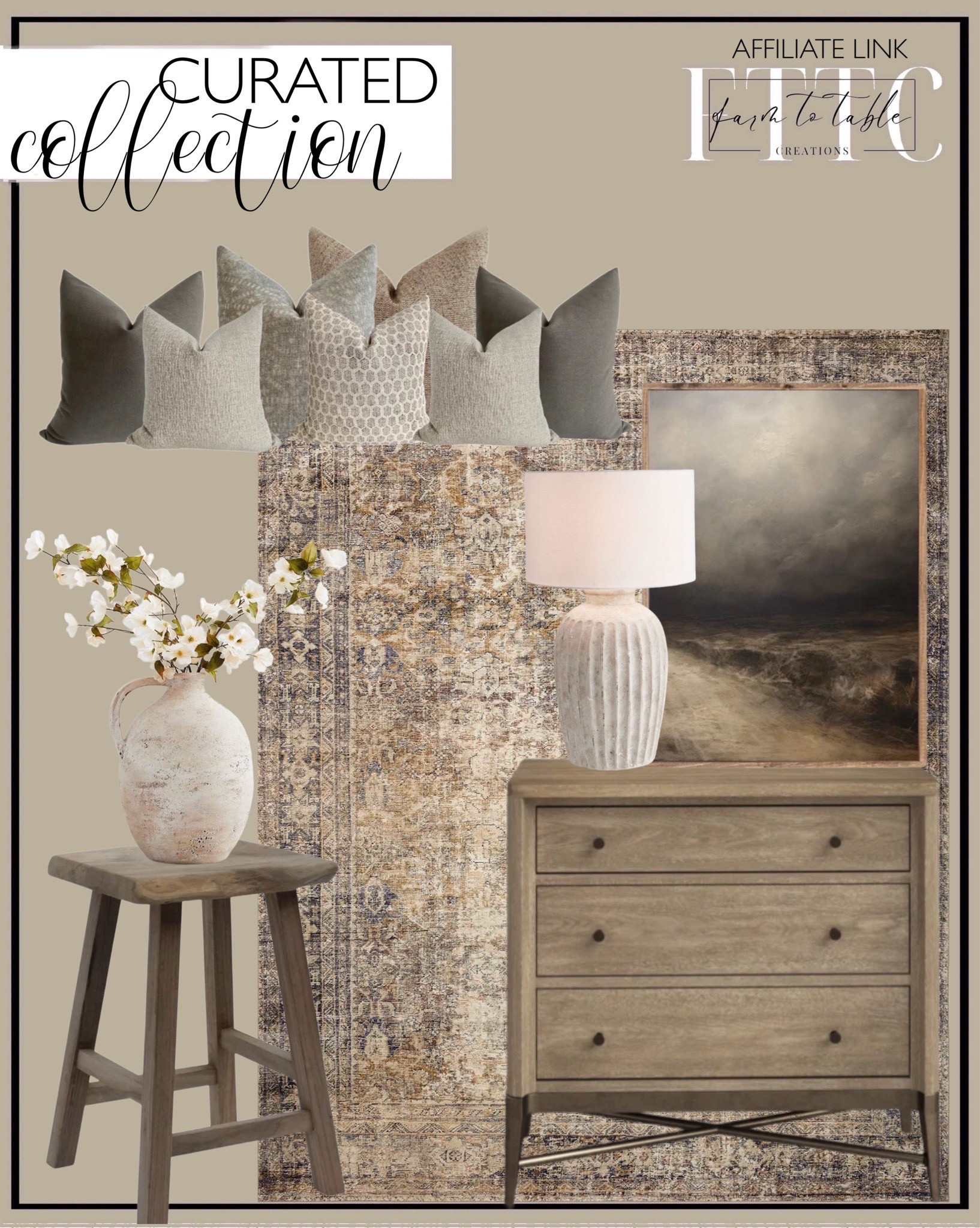 Curated Collection. Follow @farmtotablecreations on Instagram for more inspiration.

Artisan Handcrafted Terracotta Vase. Pottery Barn Vase Sale. Loloi Amber Lewis x Morgan Sunset/Ink. Moody Dark Tone Abstract Canvas Printed Sign. Regan Metal Nightstand. Sectional Pillow Combo Just For You. Hackner Home Pillows. Anders Tall Terra Cotta Table Lamp. Artissance Live Edge Reclaimed Solid Walnut Wood Stool. 



#LTKFindsUnder50 #LTKHome #LTKSaleAlert