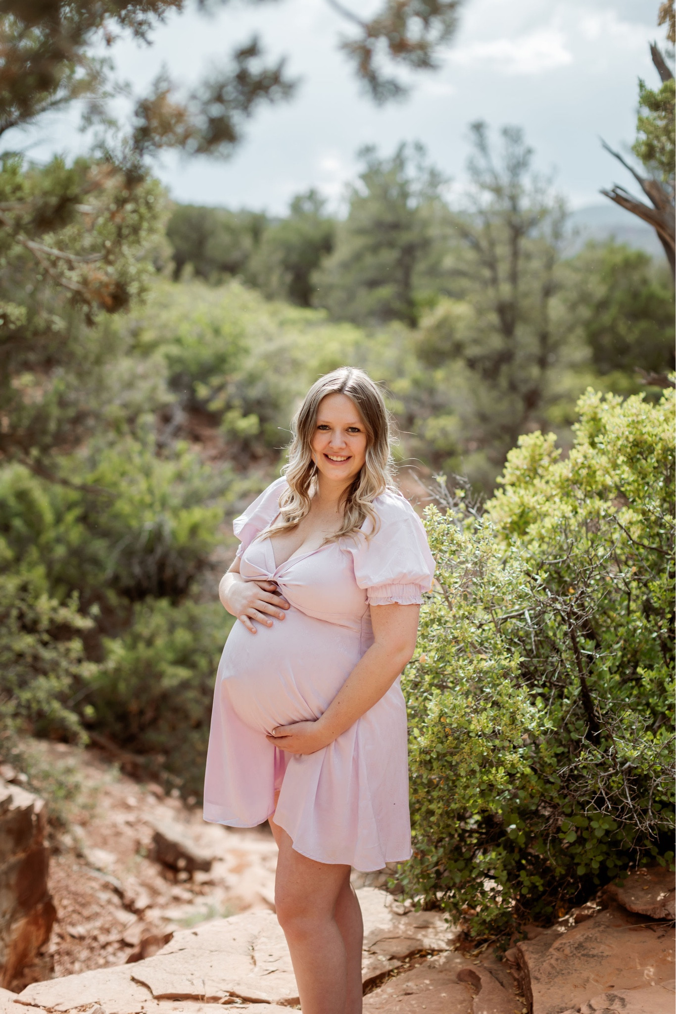 Non-Maternity bump friendly dress option. GB Dress from Dillard’s in the color Lilac. 
This one runs small, I’m normally a M in dresses and I sized up to the XL to fit the bump!🤰🏼🌸

#LTKGiftGuide #LTKbump #LTKbaby