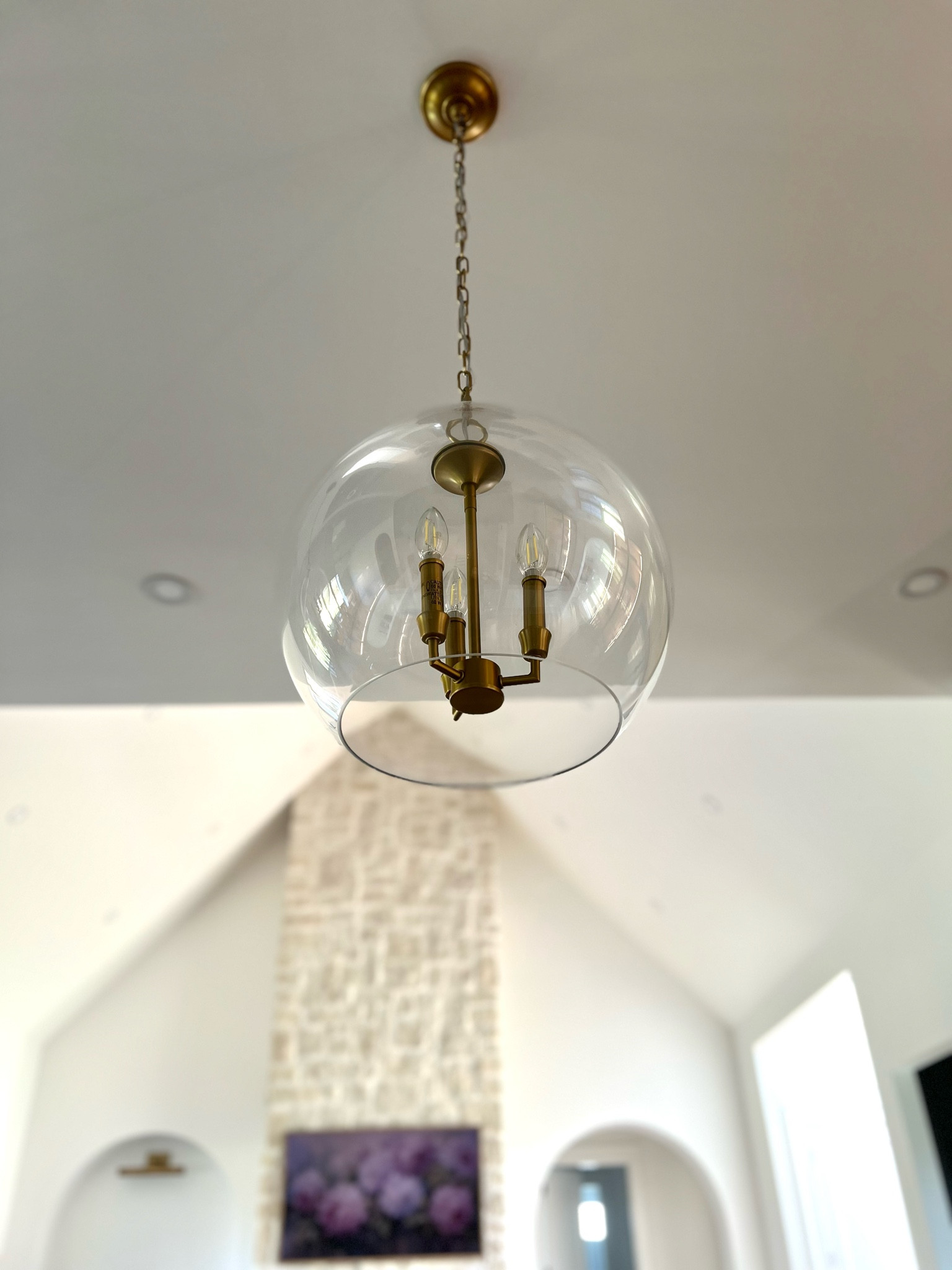 Kitchen pendant is currently on sale. 

Burnished brass kitchen pendant. 



#LTKSpringSale #LTKsalealert #LTKhome