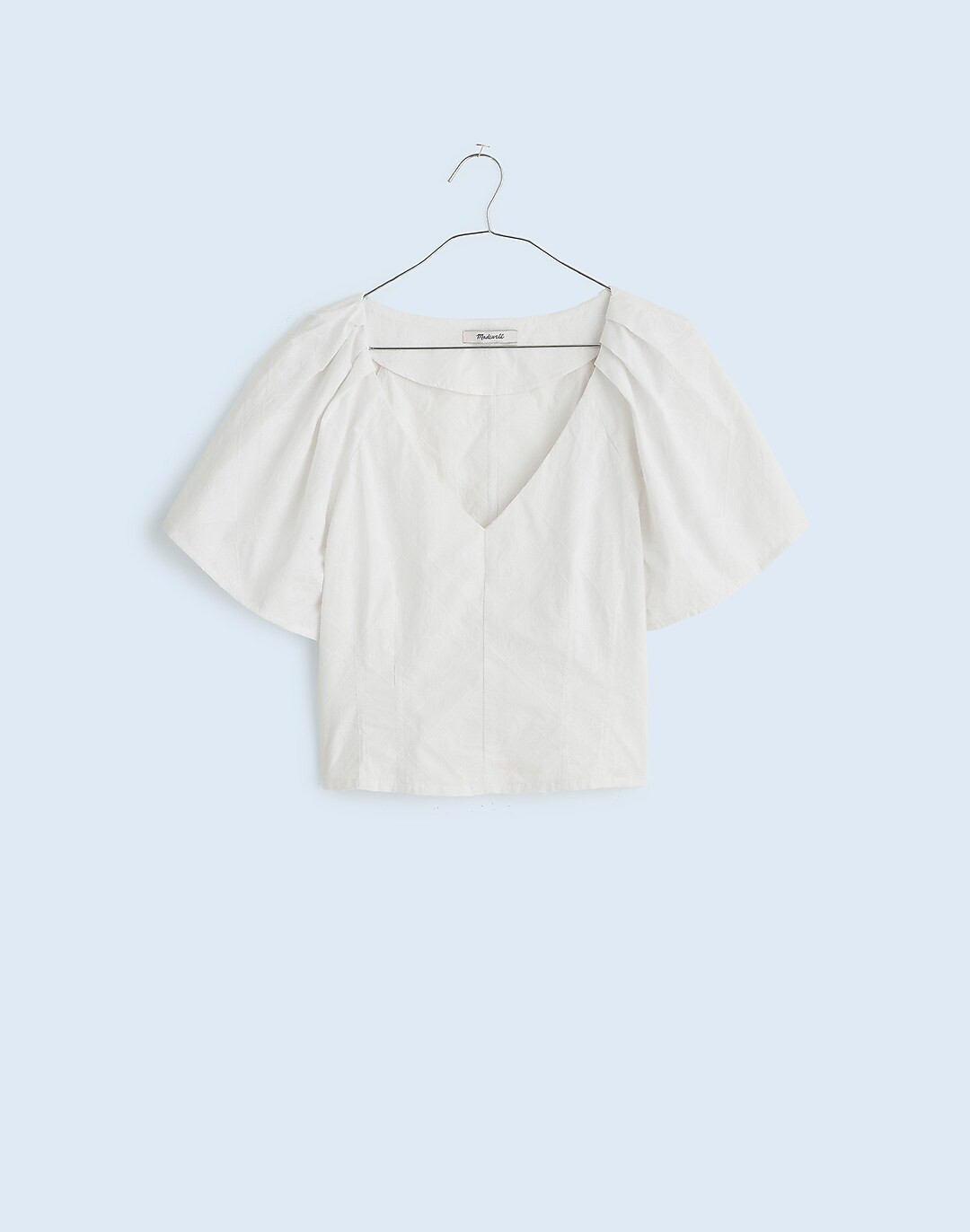 Darted V-Neck Top in Floral | Madewell