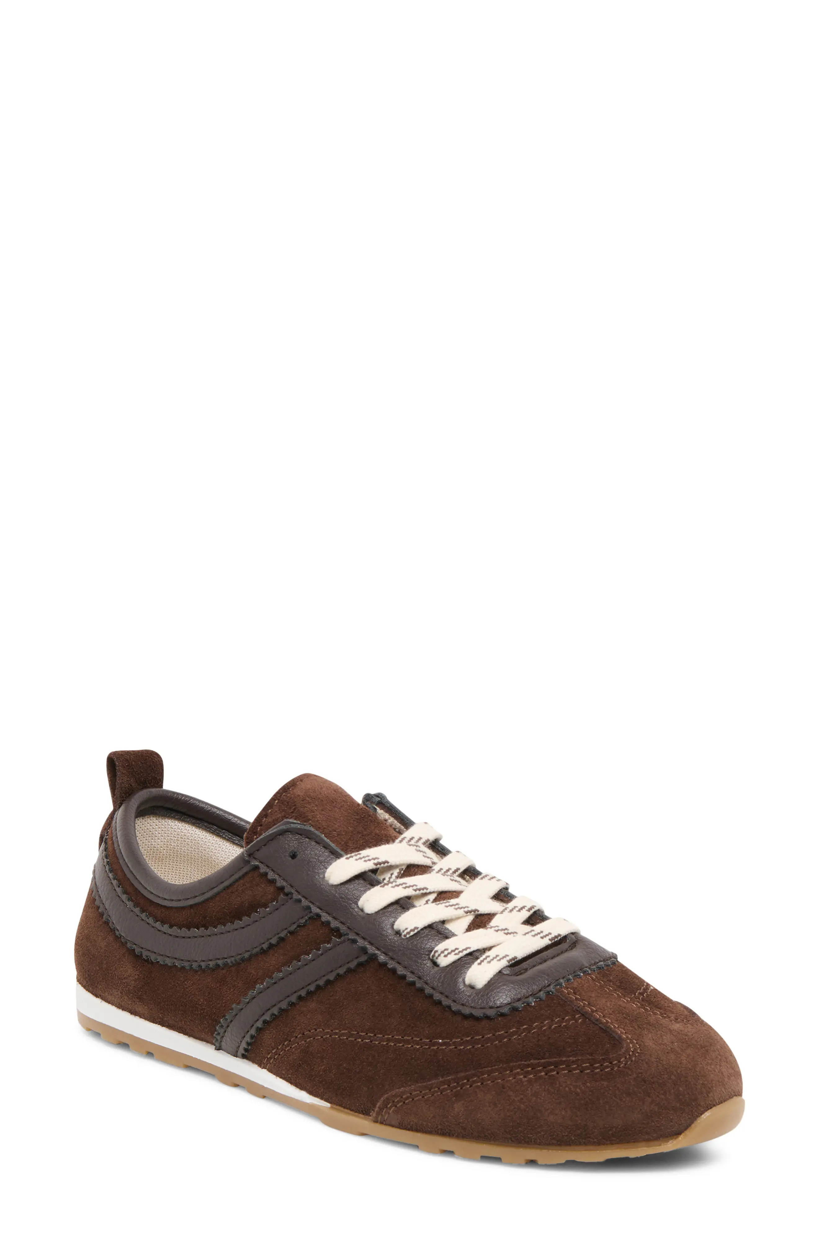 Dolce Vita Viper Sneaker in Dark Brown Suede at Nordstrom, Size 6 | Nordstrom