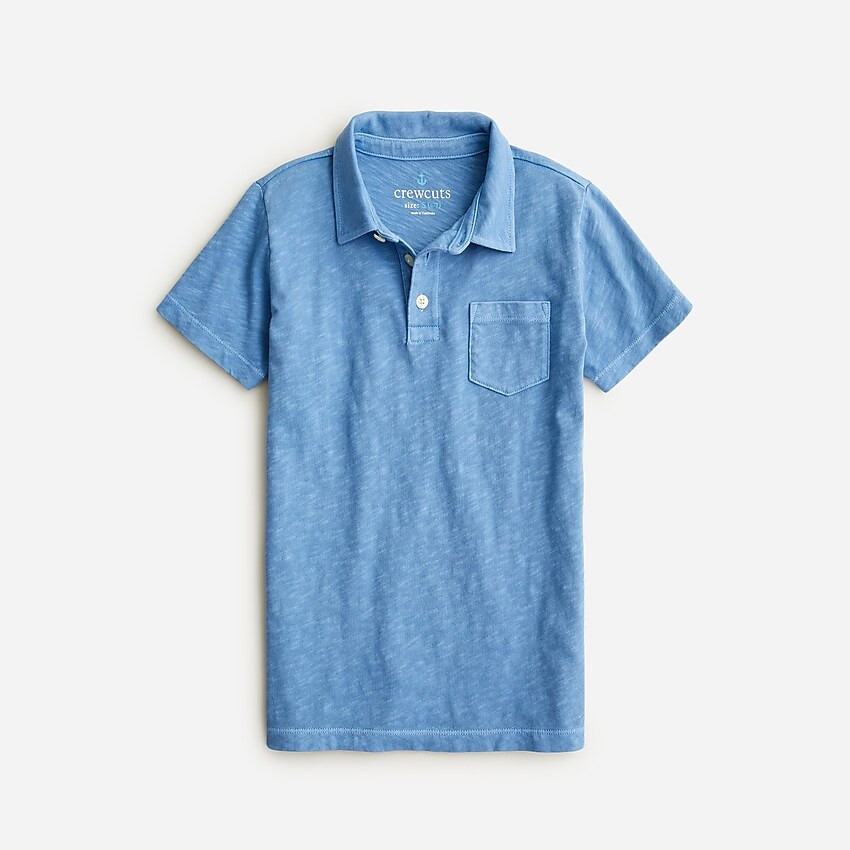 Kids' short-sleeve garment-dyed polo shirt | J. Crew US