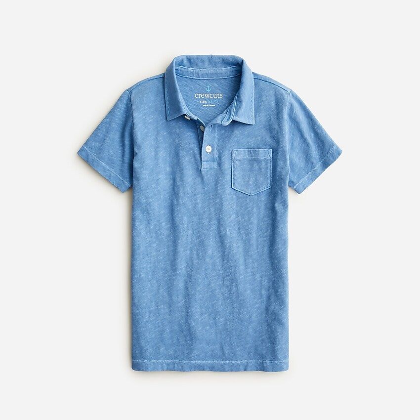 Kids' short-sleeve garment-dyed polo shirt | J.Crew US