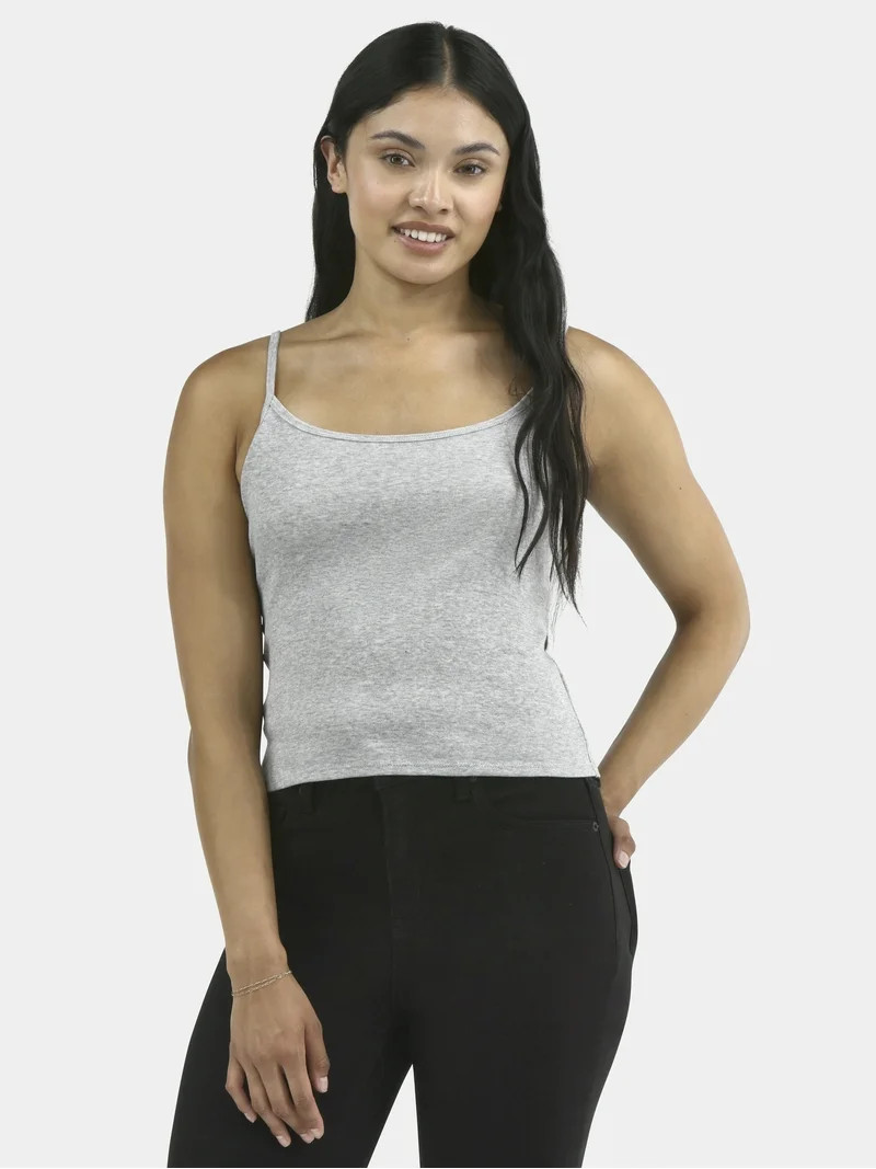 No Boundaries Scoop Cami, Women's | Walmart (US)