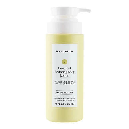Naturium Bio-Lipid Restoring Moisturizing Body Lotion with Shea Butter, Fragrance Free, 14 fl oz | Walmart (US)