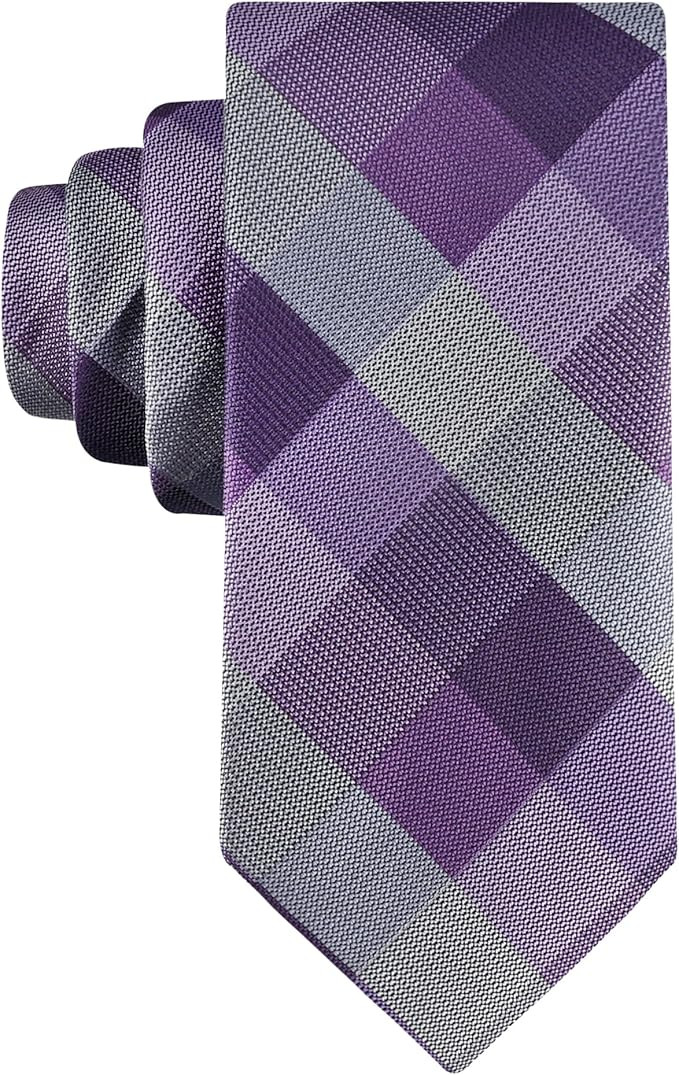 Haggar Men's Buffalo Check Pattern Self-tie Necktie | Amazon (US)