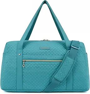 Travel Duffle Bag, BAGSMART 31L Quilted Weekender Overnight Bag for Women with Laptop Compartment... | Amazon (US)