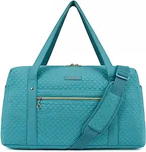 Travel Duffle Bag, BAGSMART 31L Quilted Weekender Overnight Bag for Women with Laptop Compartment... | Amazon (US)