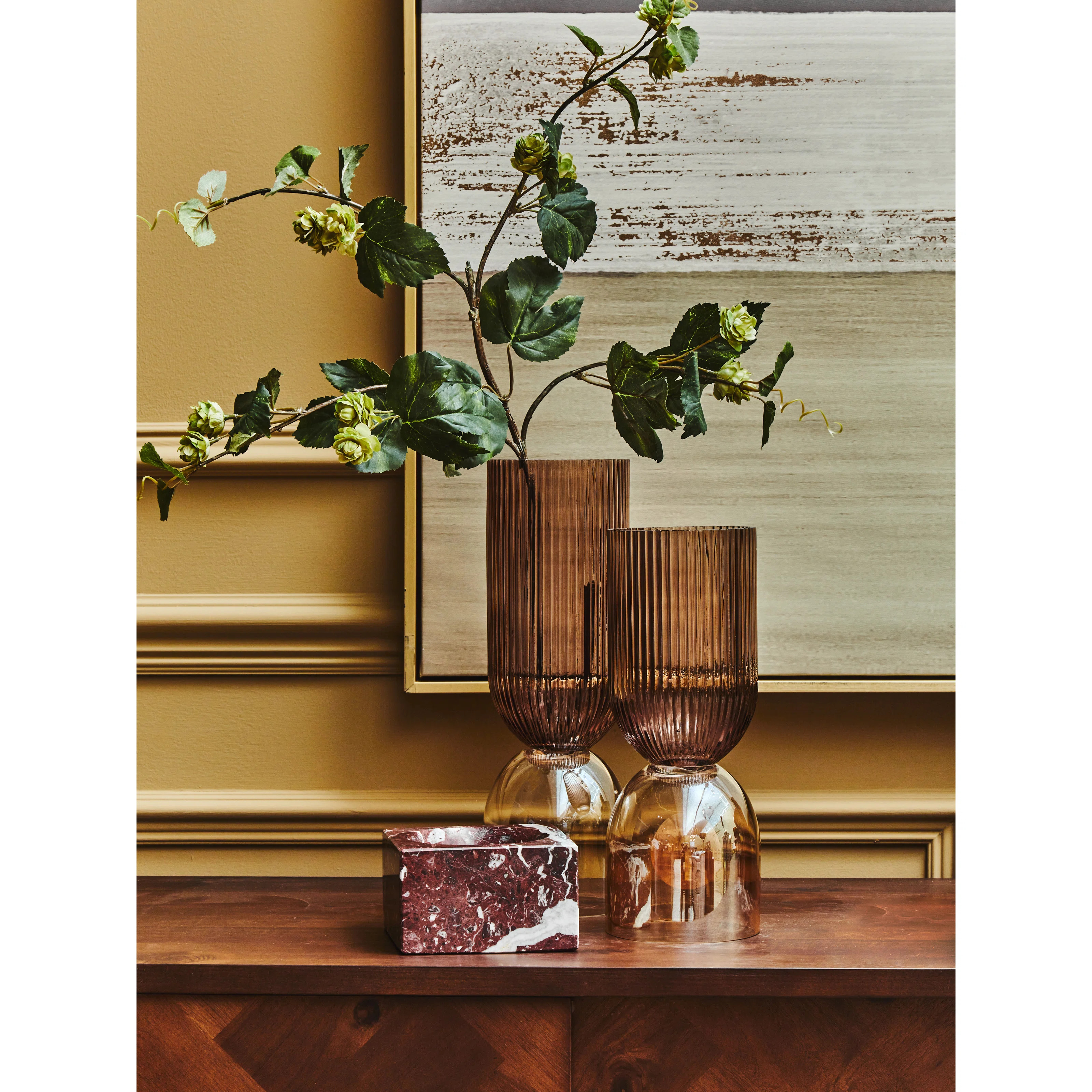 Metro Lane Brenlee Marble Serving Bowl | Wayfair UK