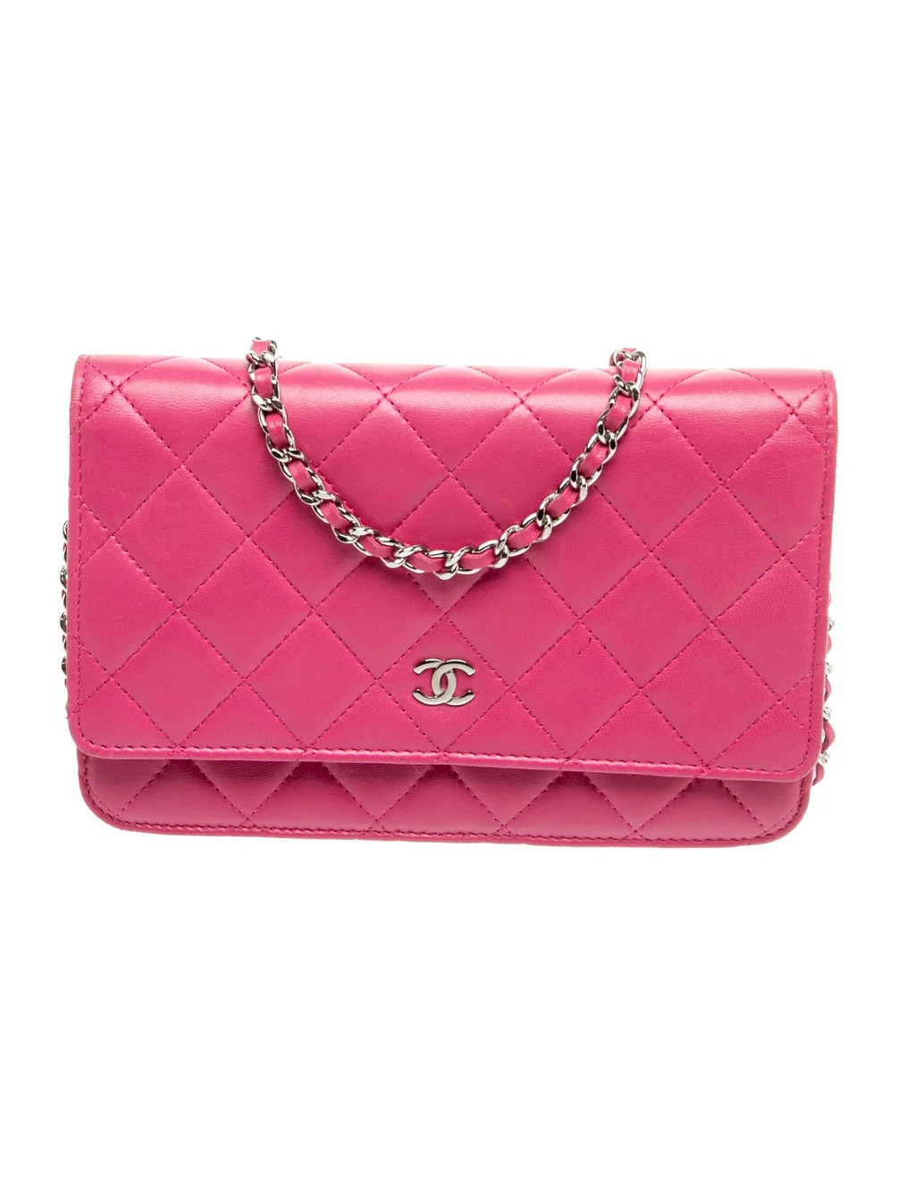 Chanel Classic Wallet On Chain - Pink Crossbody Bags, Handbags - CHA1391033 | The RealReal | The RealReal