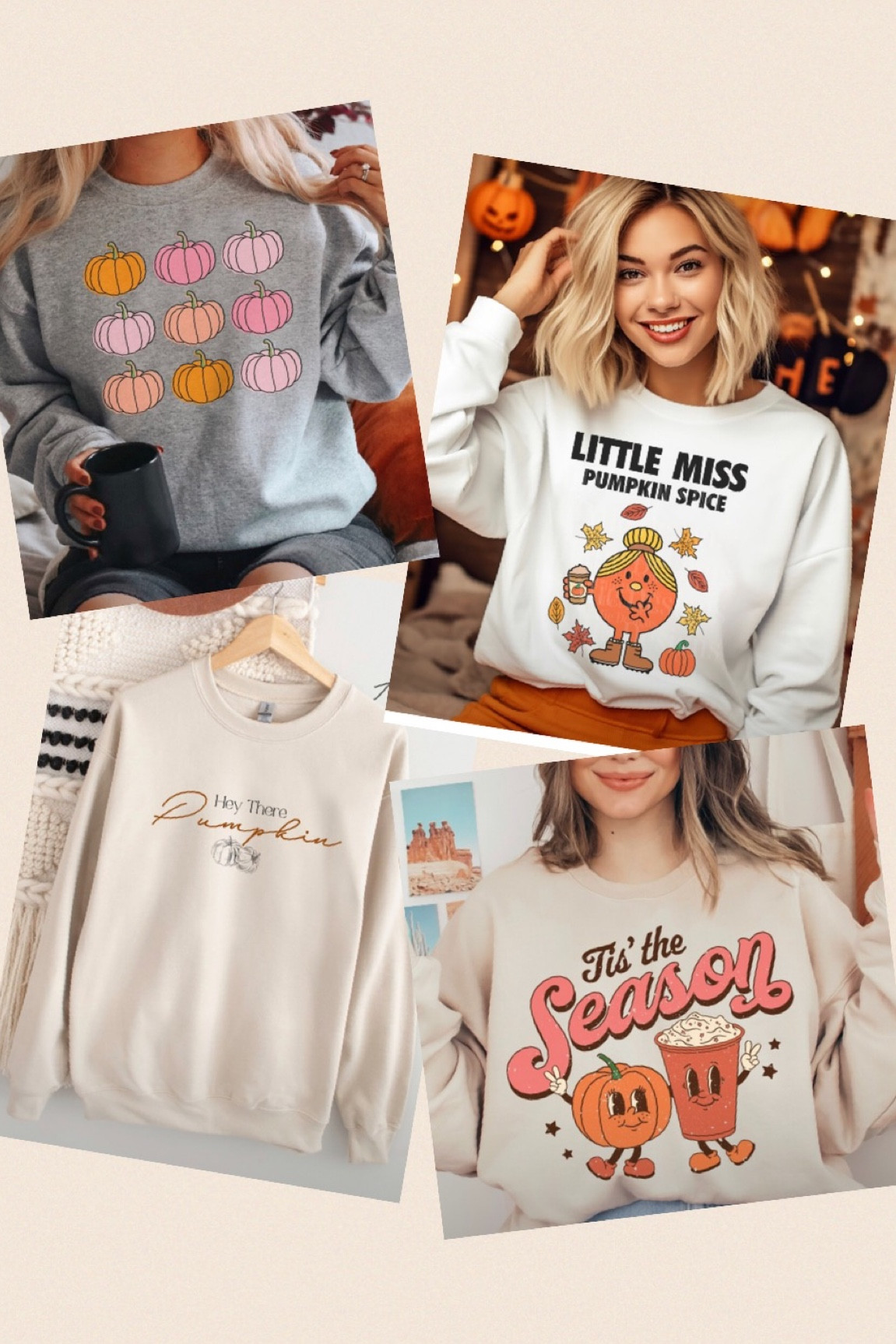 Fall/pumpkin season sweatshirts 

#LTKSeasonal #LTKunder50 #LTKfamily