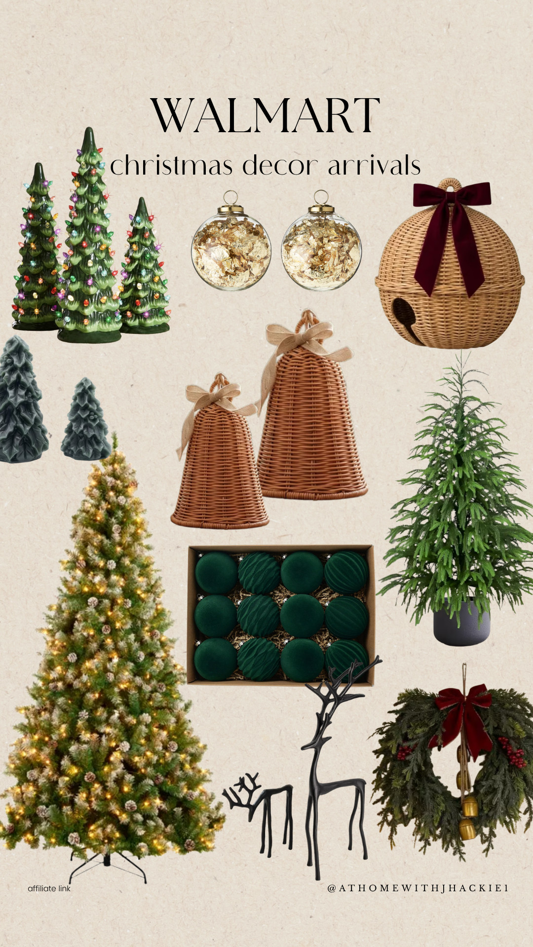 Walmart Christmas Decor Arrivals: Walmart Christmas decor, Walmart Christmas arrivals, new Walmart Christmas decor, Walmart holiday decor 2026, Christmas decor finds, trending Christmas decor, affordable Christmas decorations, Christmas tree decor, pre lit Christmas tree, ceramic Christmas trees, rattan Christmas bells, rattan Christmas decor, velvet Christmas ornaments, burgundy bow Christmas decor, Christmas wreath, holiday ornaments, green Christmas decor, vintage Christmas decor, Walmart holiday finds, Christmas decorating inspiration

#LTKSeasonal #LTKHome