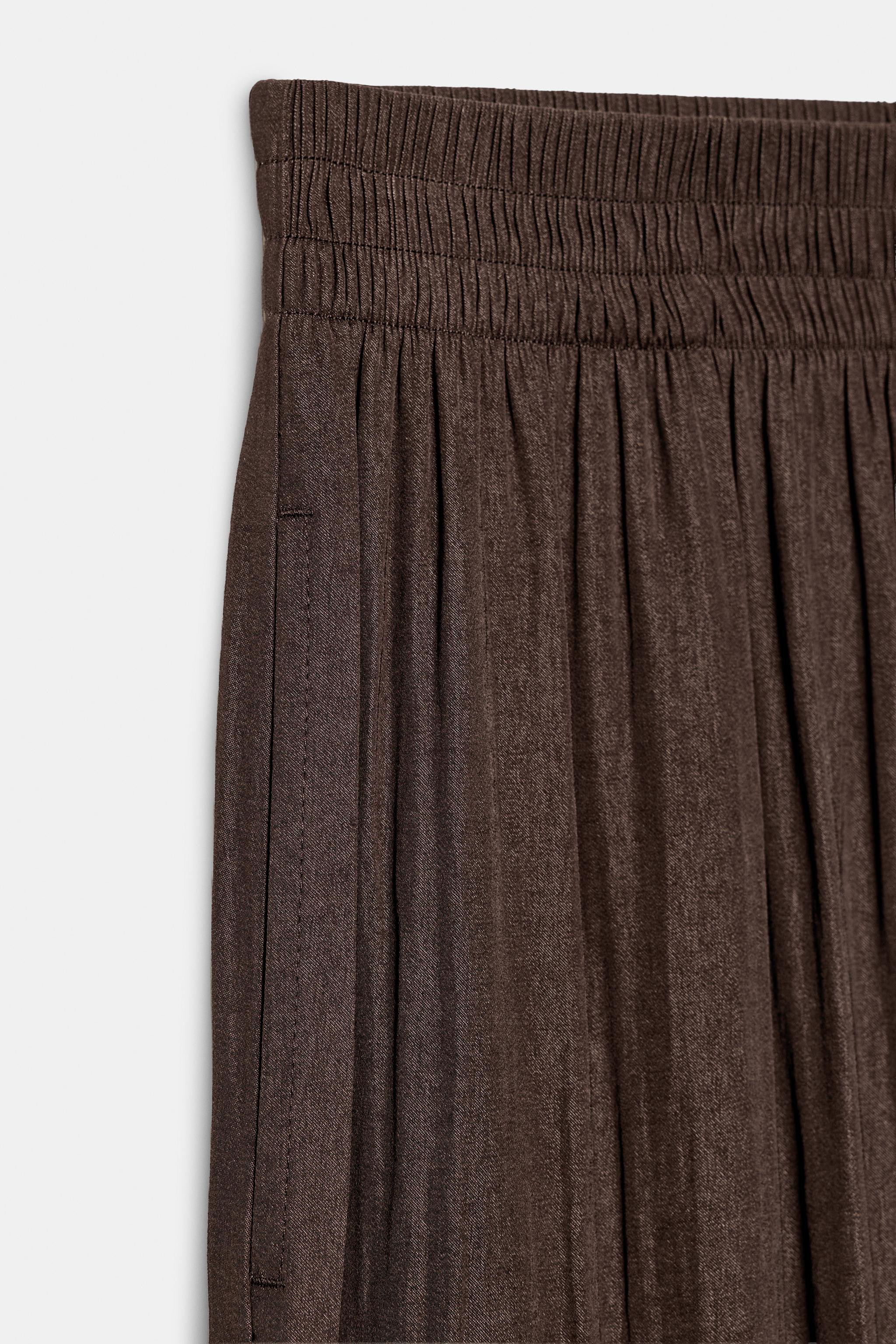FLOWY WIDE LEG PANTS | Zara US