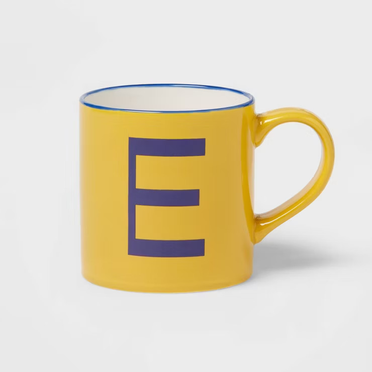 16oz Stoneware Monogram Mug - Opalhouse™ | Target