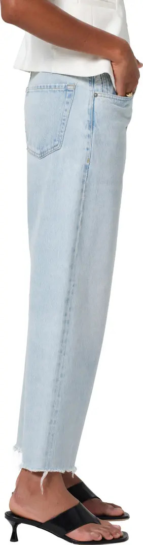 Citizens of Humanity Ayla Raw Hem Crop Wide Leg Jeans | Nordstrom | Nordstrom