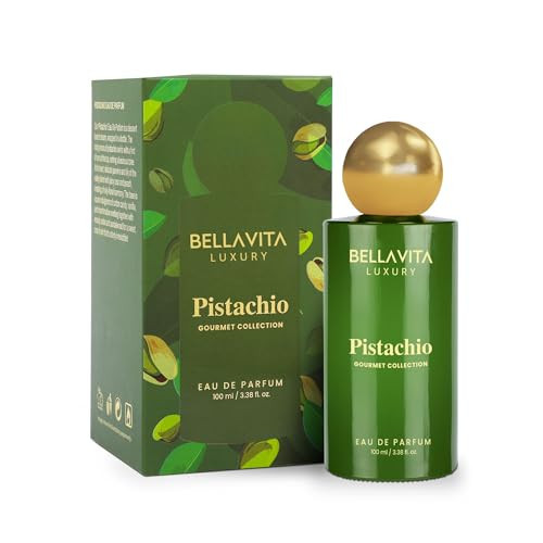 BELLAVITA Gourmet Collection Pistachio Edp Fruity, Floral, Sweet Woody Long Lasting Fragrance Perfume For Men And Women 100ml | Amazon (US)