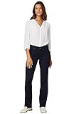NYDJ Women's Marilyn Straight Denim Jeans, Dark Enzyme, 0 | Amazon (US)