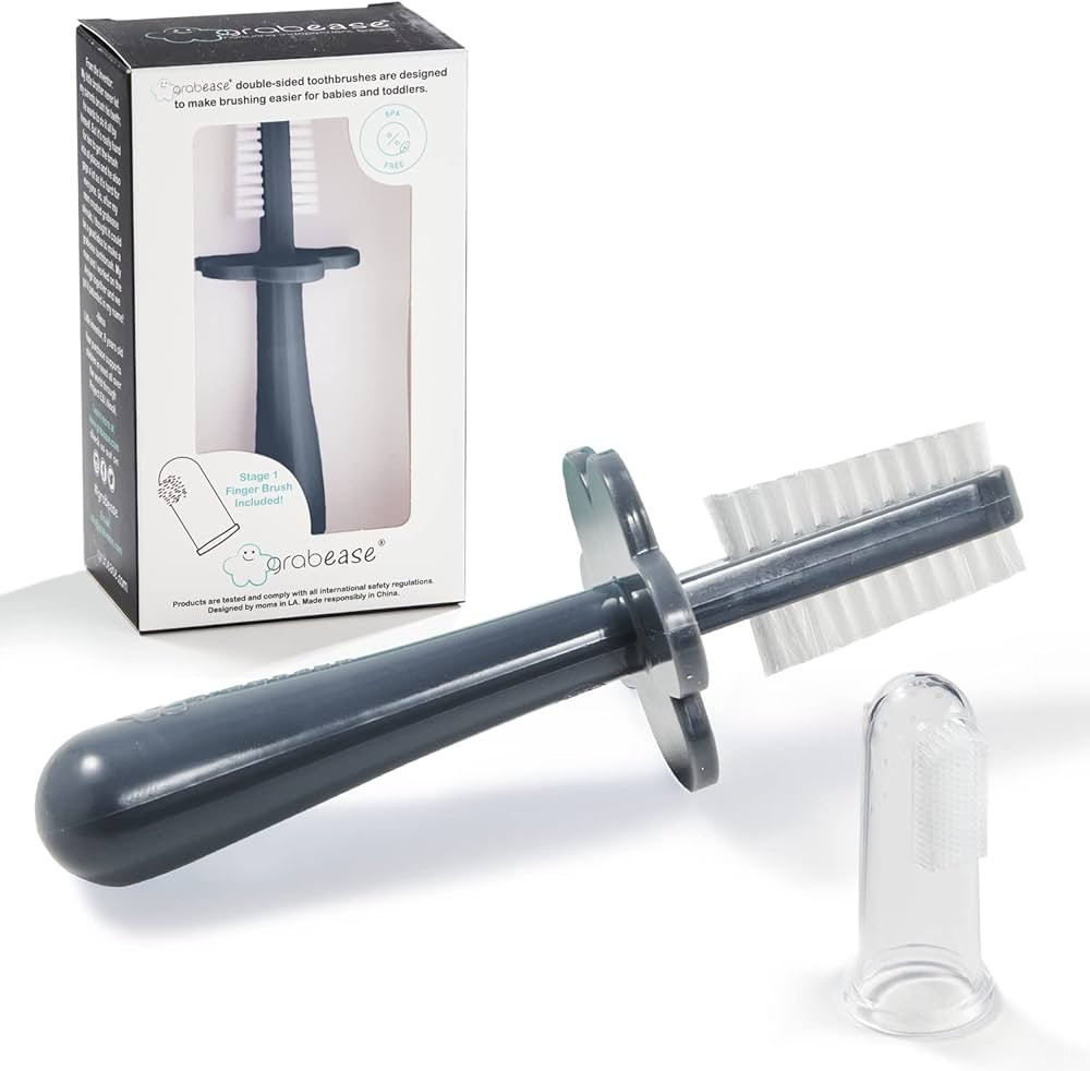 grabease Baby Toothbrush Double Sidded Toothbrush Finger Toothbrush for Toddler Infant Toothbrush... | Amazon (US)