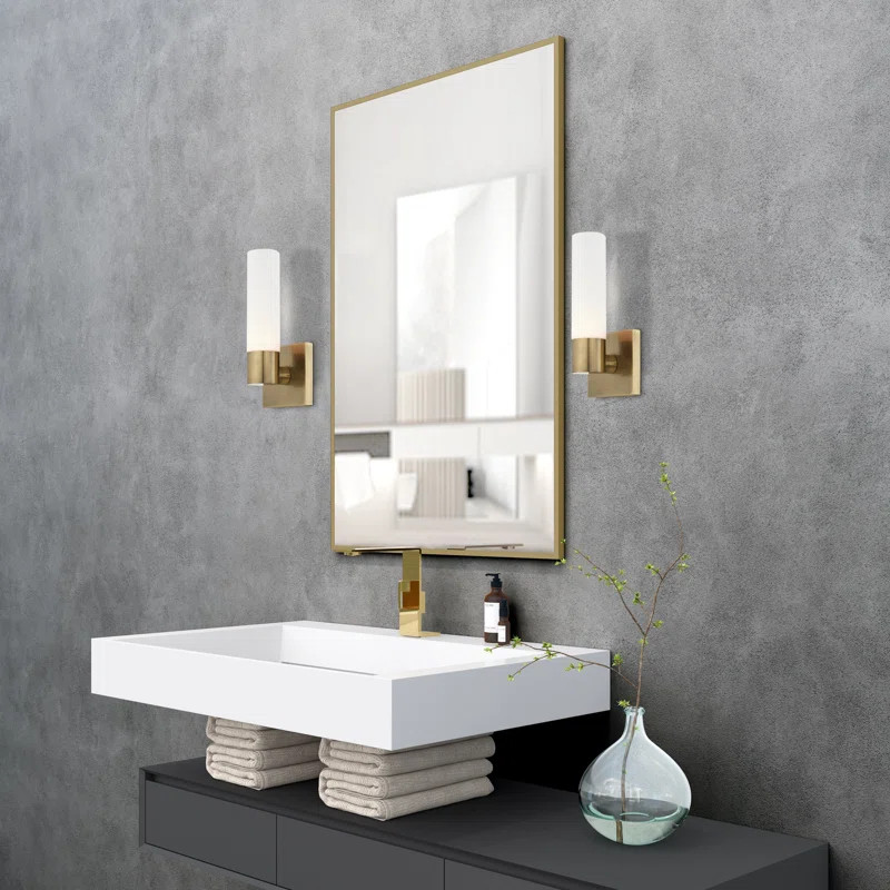 Kneeland Steel Armed Sconce | Wayfair North America