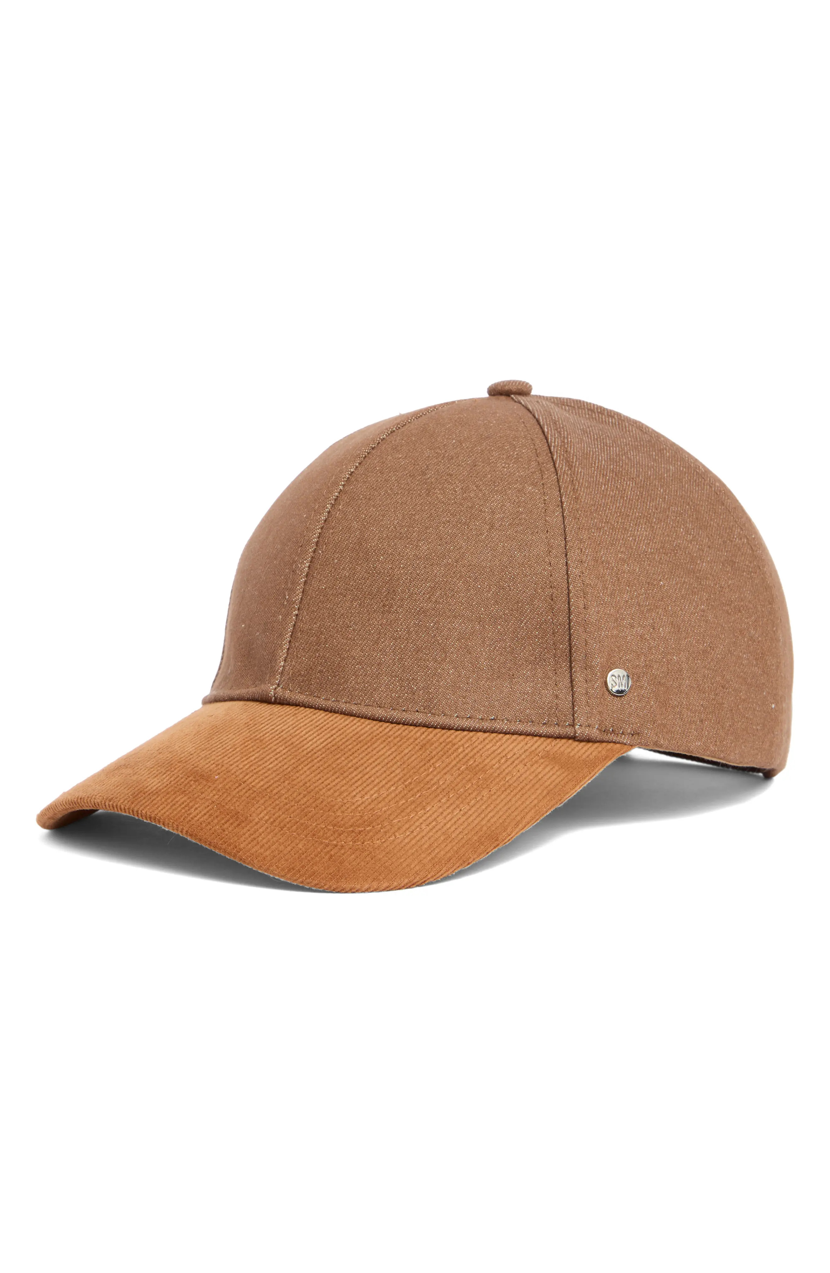 Steve Madden Corduroy Brim Denim Baseball Cap (Women) | Nordstromrack | Nordstrom Rack
