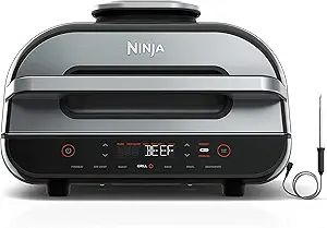Ninja FG551 Foodi Smart XL 6-in-1 Indoor Grill with Air Fry, Roast, Bake, Broil & Dehydrate, Smar... | Amazon (US)