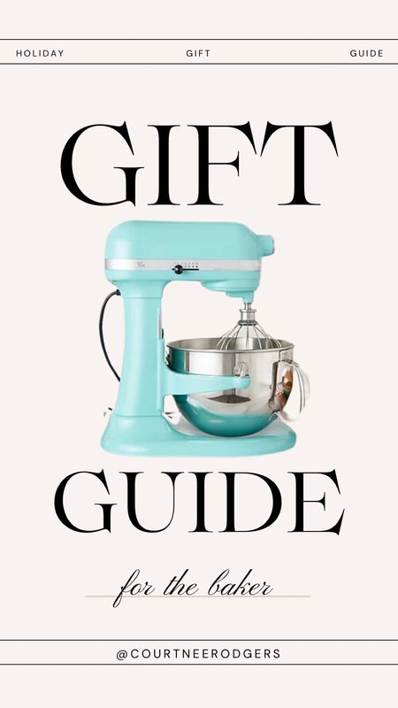 Gift Guide for the Baker 🩵 How stunning is this Tiffany blue Kitchen Aid Mixer?! 🤩

Gifts for her, gifts for moms, gift guide 

#LTKGiftGuide #LTKstyletip #LTKsalealert
