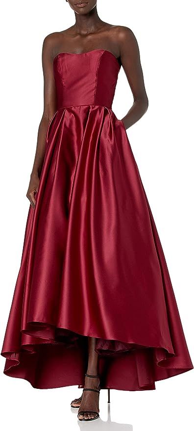 Betsy & Adam Women's Strapless Ball Gown | Amazon (US)