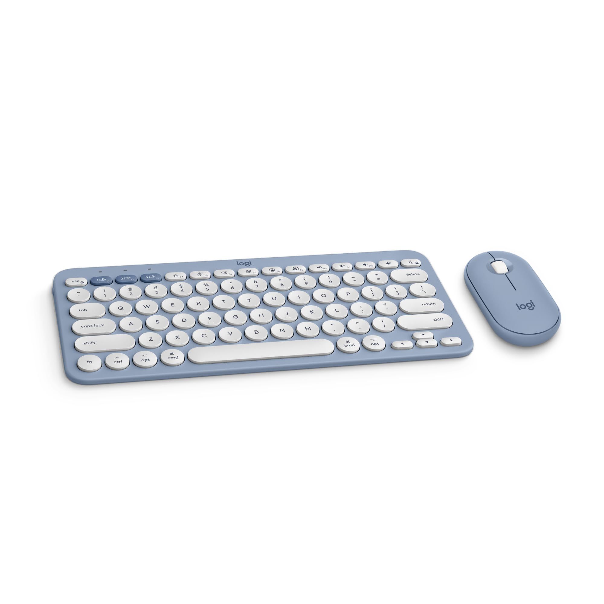 Logitech Pebble 2 Combo for Mac, Wireless Keyboard and Mouse, Slim, Quiet and Portable, Customiza... | Amazon (US)