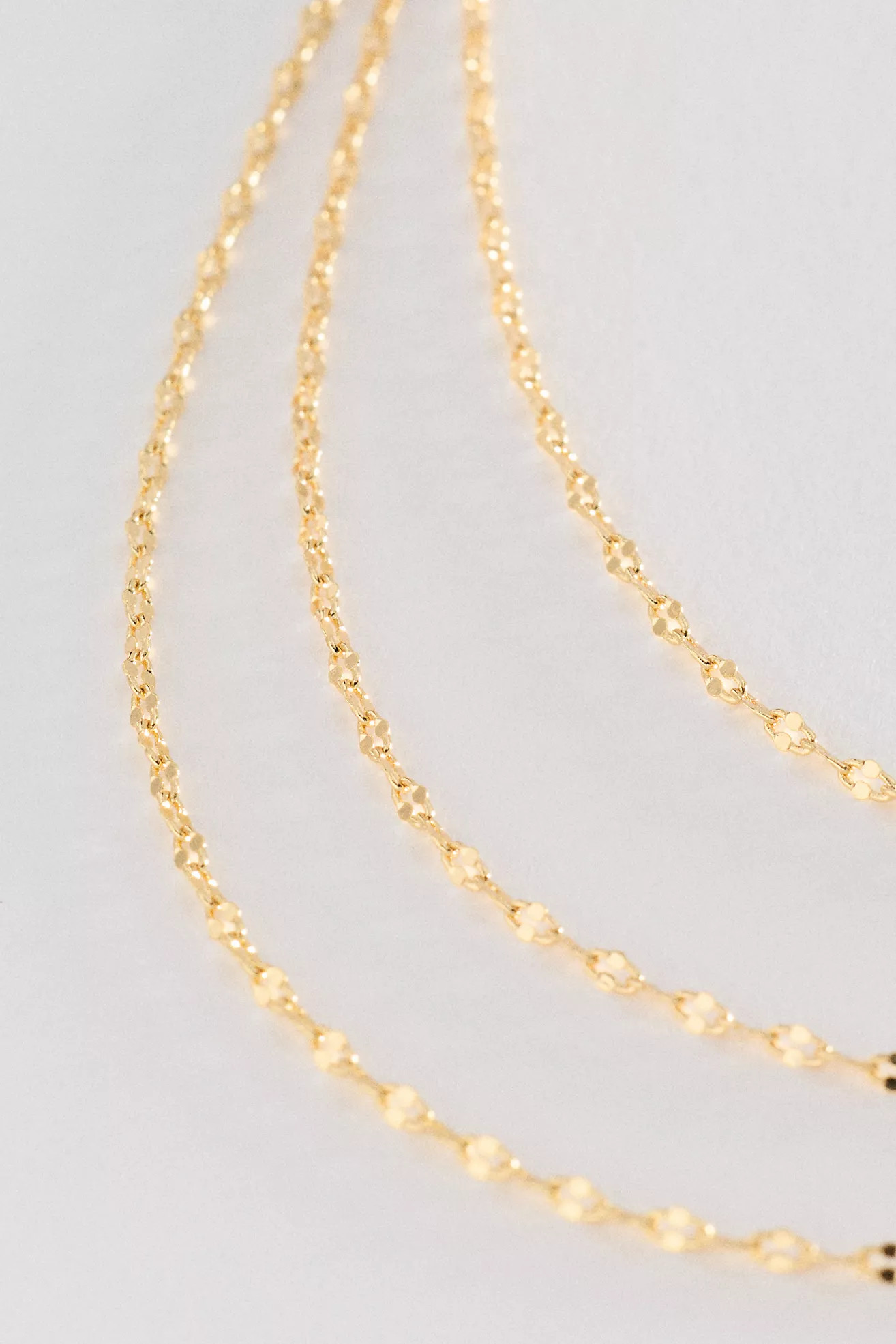 Layered Triple Chain Necklace | Anthropologie (US)