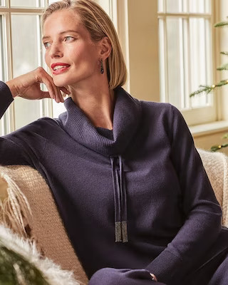 Zenergy Luxe® Cashmere Blend Cowl Sweater | Chico's