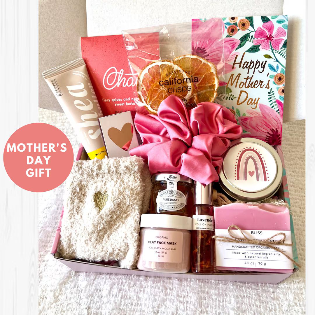 Mother's Day Gift Gift Box for Mom Mother's Day Gift Ideas Spa Gift for Mom Mother's Day Spa Gift... | Etsy (US)