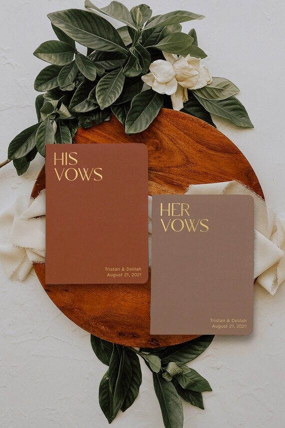 Vow Books Perfect for Your Wedding or Vow Renewal Boho | Etsy | Etsy (US)
