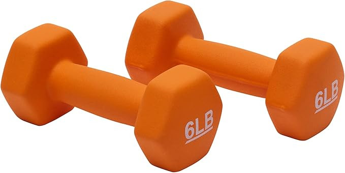 Amazon Basics Easy Grip Workout Dumbbell, Neoprene Coated, Various Sets and Weights available | Amazon (US)