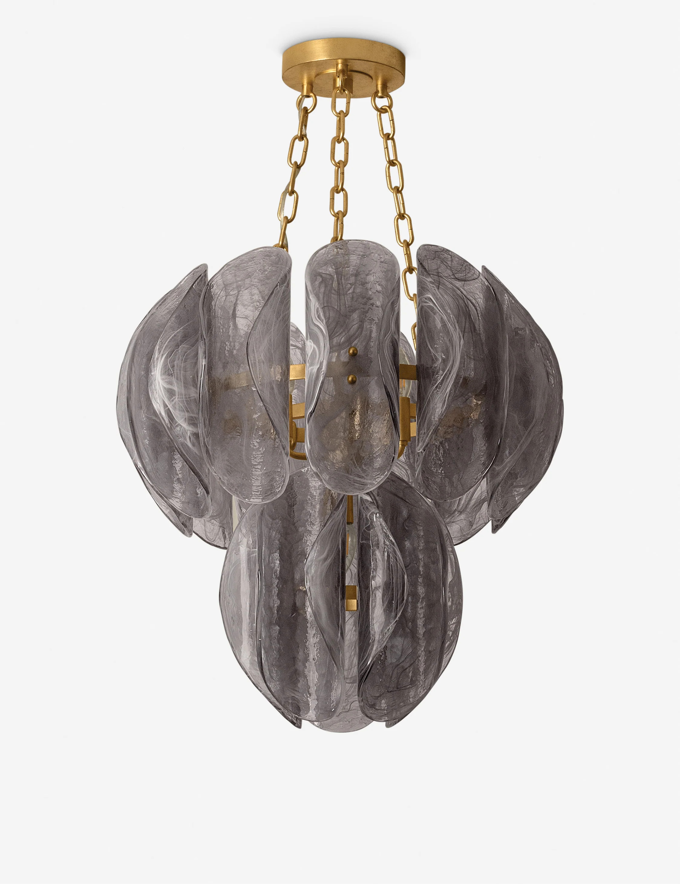 Lilavati Chandelier, Cast Glass, 24"Dia | Lulu and Georgia 
