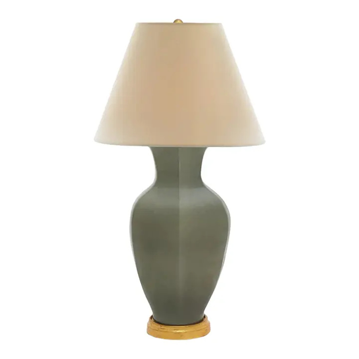 Bunny Williams Home Hive Lamp in Green | Chairish