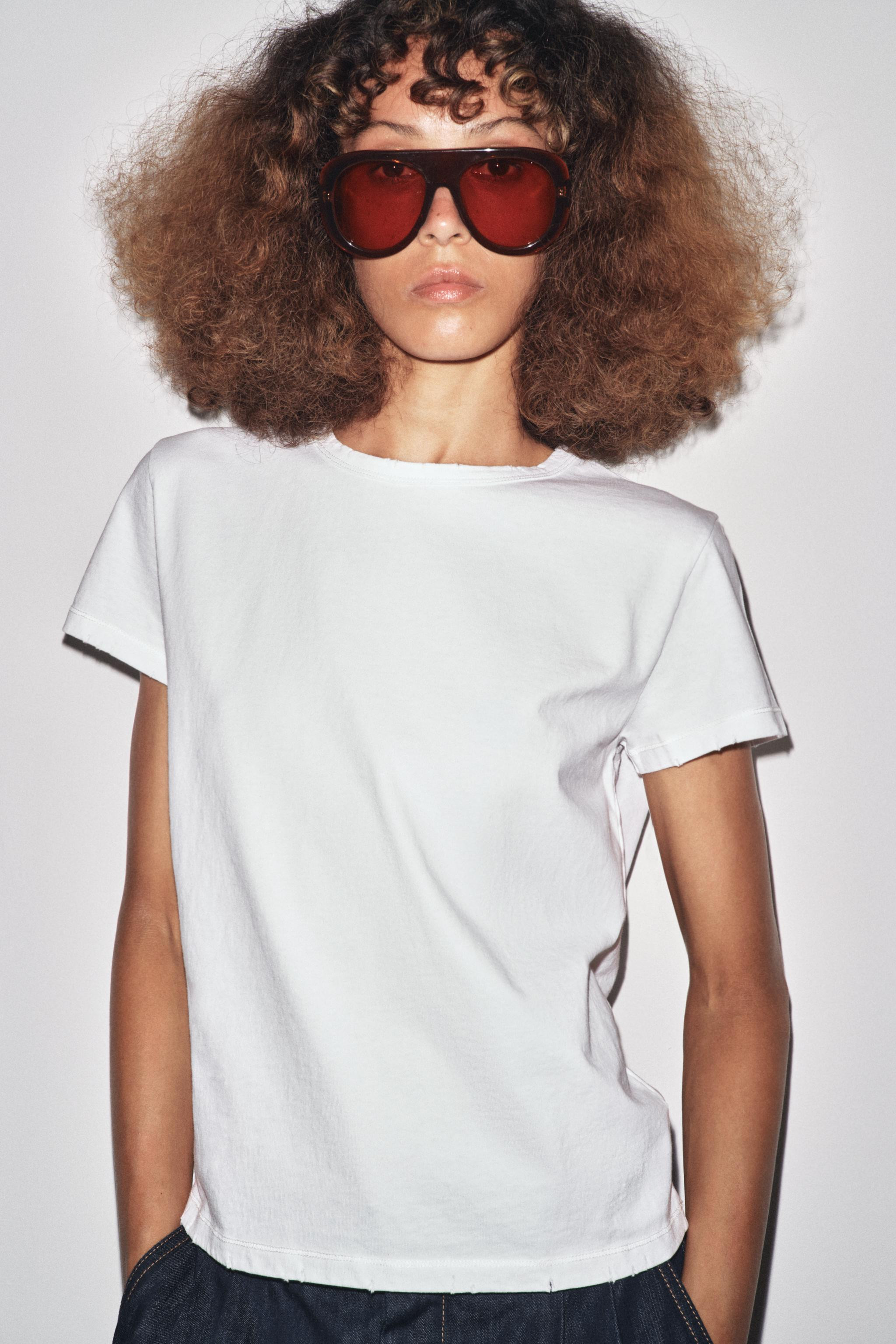 REGULAR RIPPED T-SHIRT | Zara UK