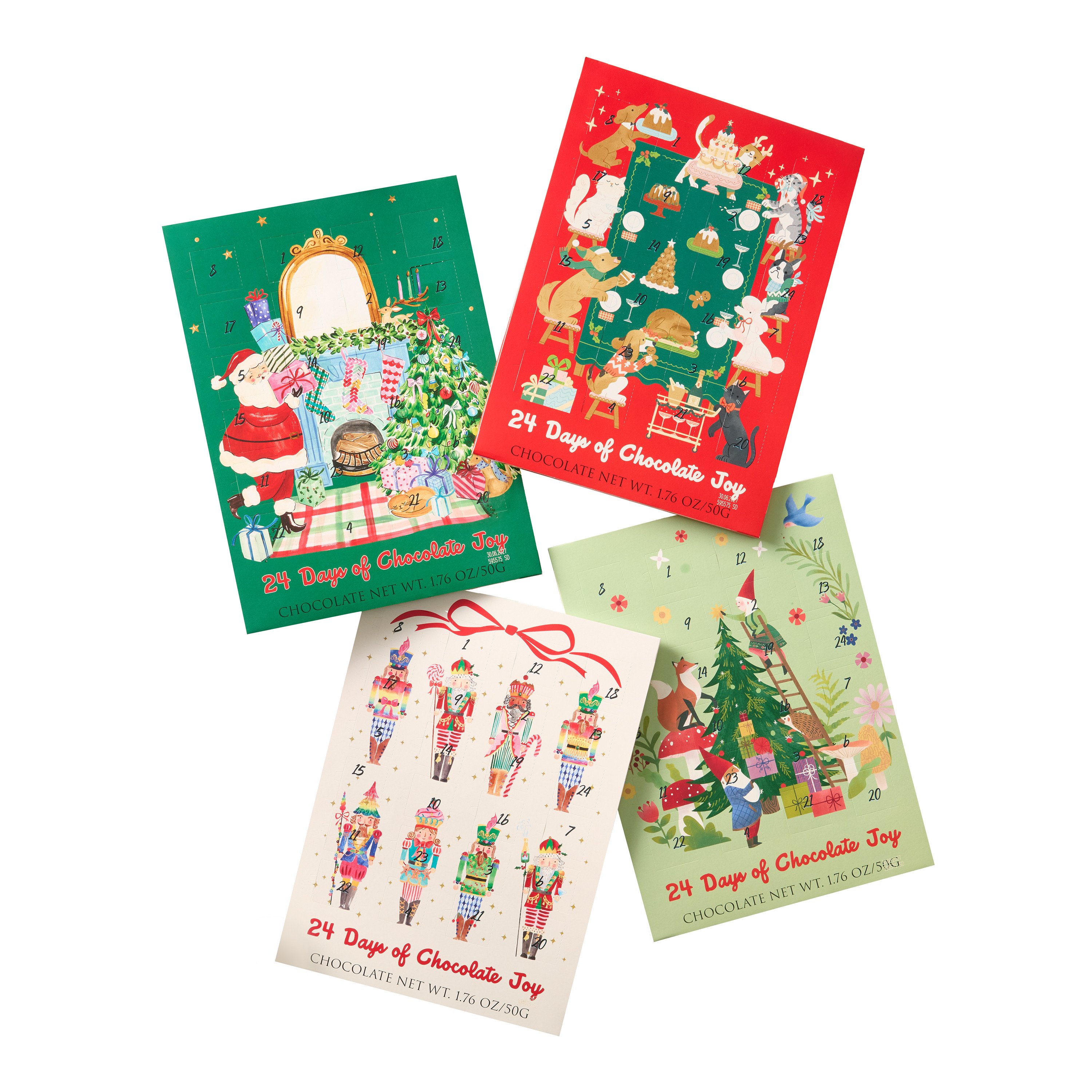 Wawi Chocolate Advent Calendar Set of 4 | World Market