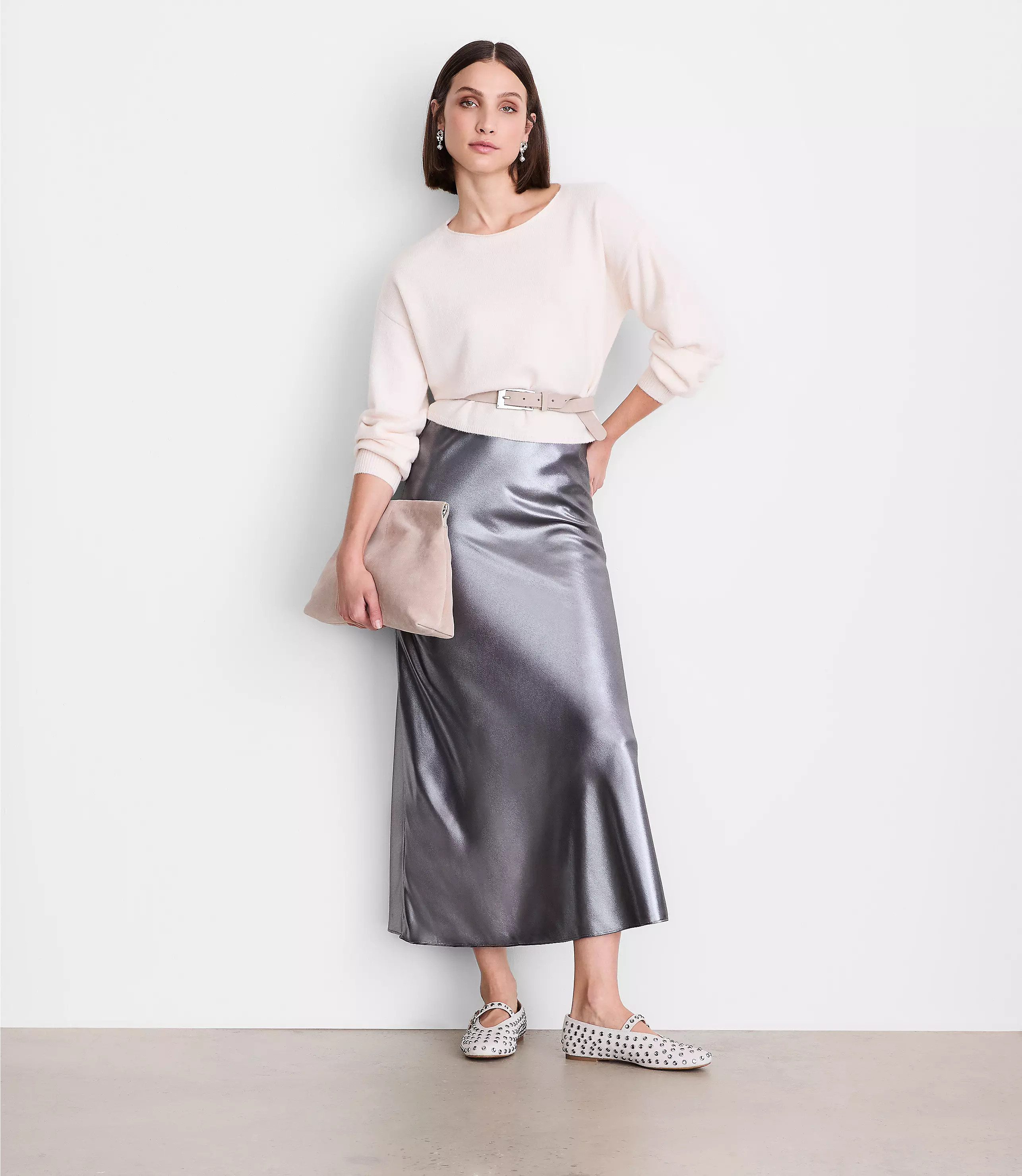 LOFT Versa Cropped Boatneck Sweater | LOFT