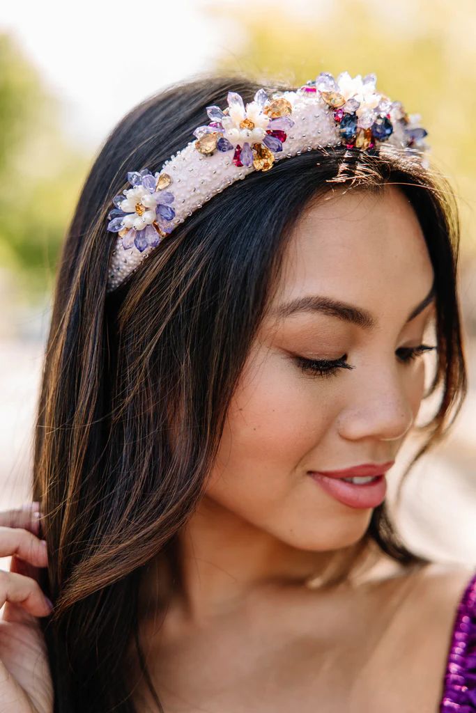 Queen Of All Pink Crystal Headband | The Mint Julep Boutique