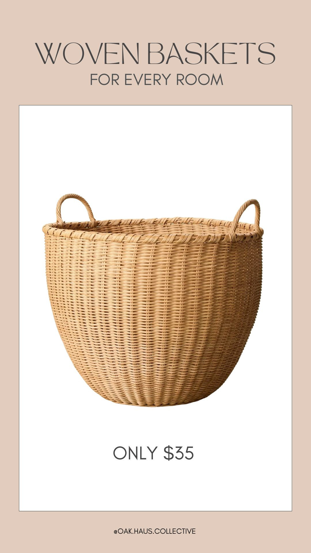Woven Baskets for Every Room #baskets #organization #storage #homedecor 

 #LTKHome #LTKFindsUnder50