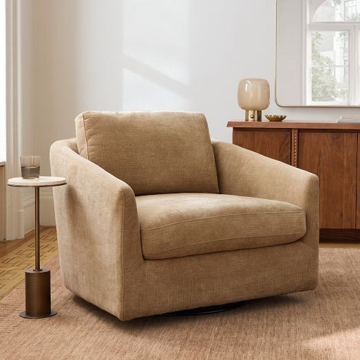 Imogene Grand Swivel Chair | West Elm (US)