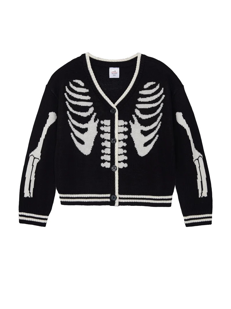 Way To Celebrate Girls Halloween Cardigan, Sizes 4-18 | Walmart (US)