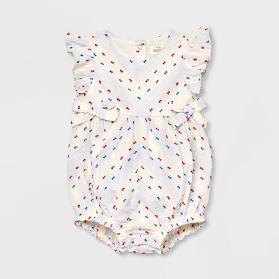 Baby Girls' Clip Spot Romper - Cat & Jack™ | Target