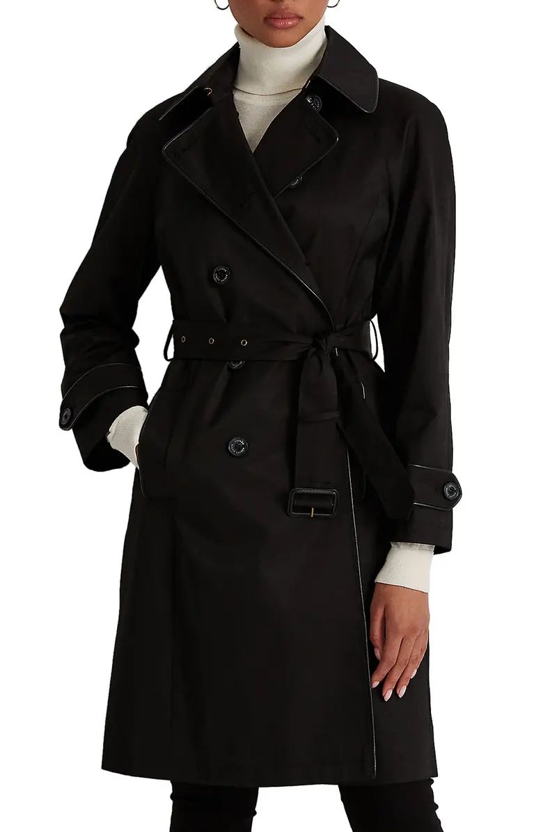 Belted Double Breasted Trench CoatLAUREN RALPH LAUREN | Nordstrom