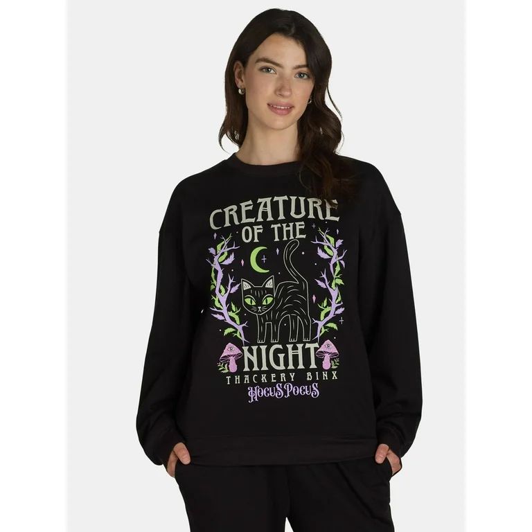 Hocus Pocus Women’s Graphic Print Sweatshirt, Sizes XXS-XXL | Walmart (US)