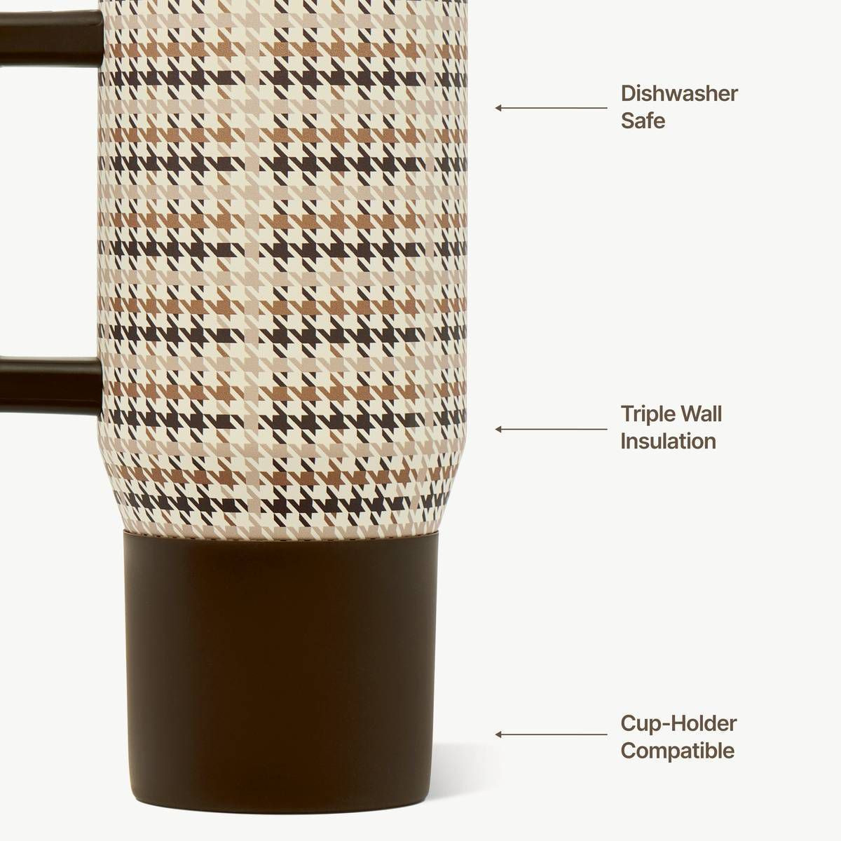 HydroJug 20oz Traveler Houndstooth Straw Tumbler | Target