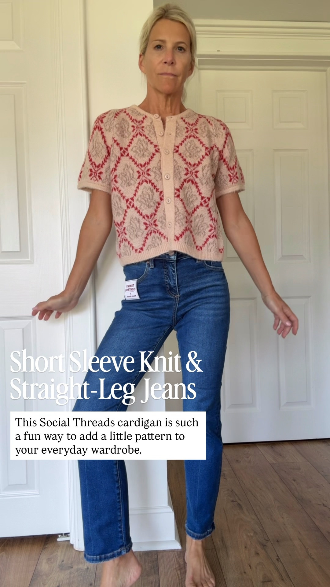 This Social Threads cardigan is such a fun way to add a little pattern to your everyday wardrobe. Paired with classic straight-leg jeans, it’s an easy, polished outfit that’s comfortable enough for everyday and cute enough for lunch or shopping.

👩‍💻 LTK PRO TIPS
❤️ Heart = Support my posts ;-)
🔖 Save = Get sale & restock alerts for the things you love!
📋 Lists = Keep favorites organized (List ideas: Christmas, Birthdays, and Vacations!)
📲 Share = Send lists and products to a friend (or your daughters like me).
💬 Comment = Ask me anything, and I’ll answer. ;-)

#LTKootd #LTKSeasonal #LTKOver40