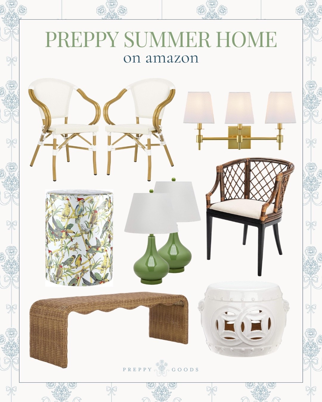 From woven textures and statement lighting to charming accent furniture, these are the pieces I'd use to create a bright, collected home that feels perfect for summer and beyond. 🫶

#LTKHome #LTKSeasonal